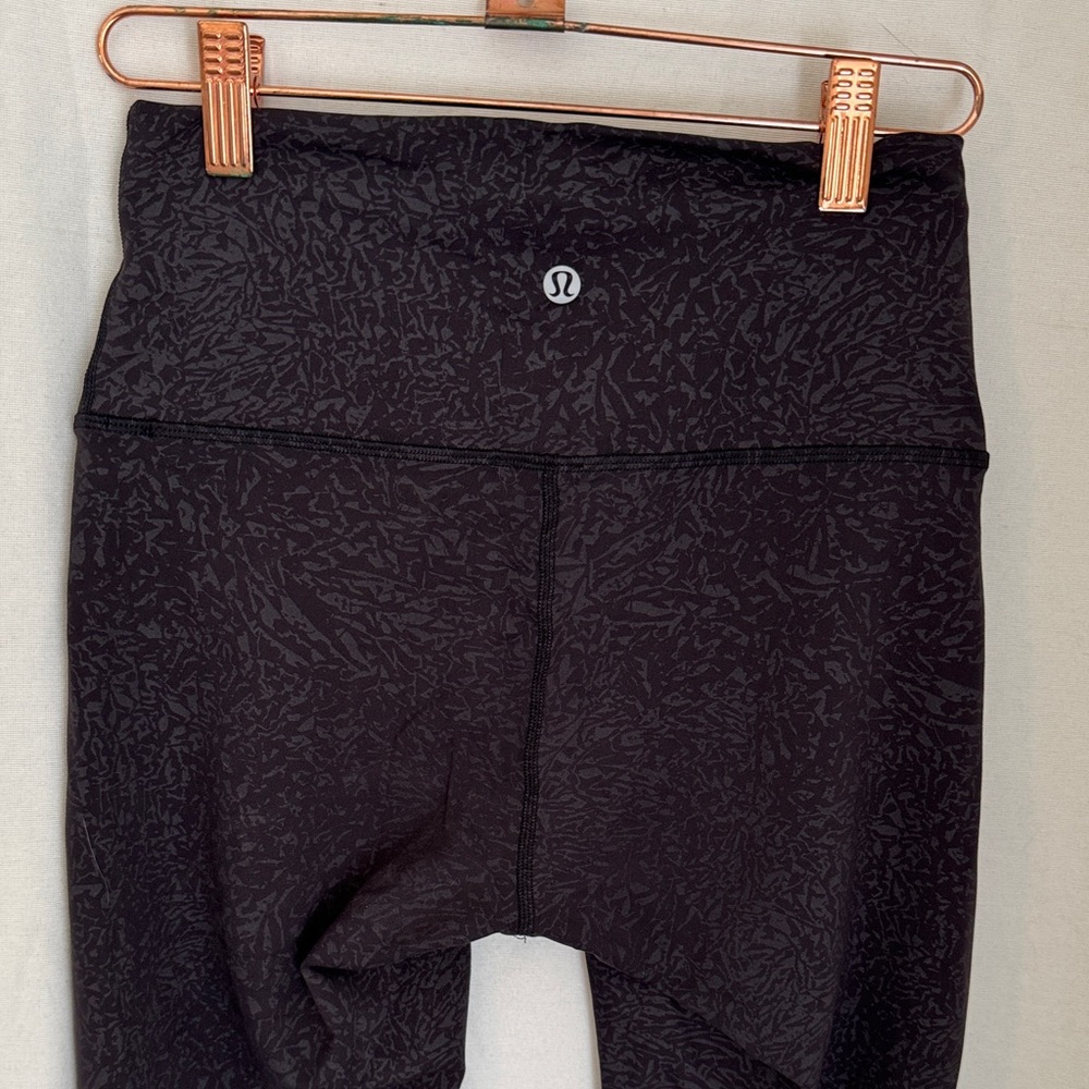 Lululemon Black Patterned Leggings
